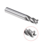uxcell High Speed Steel HSS-AL 4 Flute Straight End Mill Cutter CNC Router Bits, 9 x 10 x 22mm