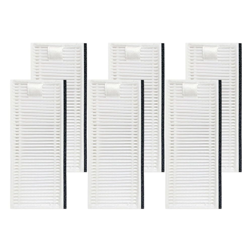 Washable Filter Replacement for Eufy LR20 Vacuum Cleaner, 6 Pack, White