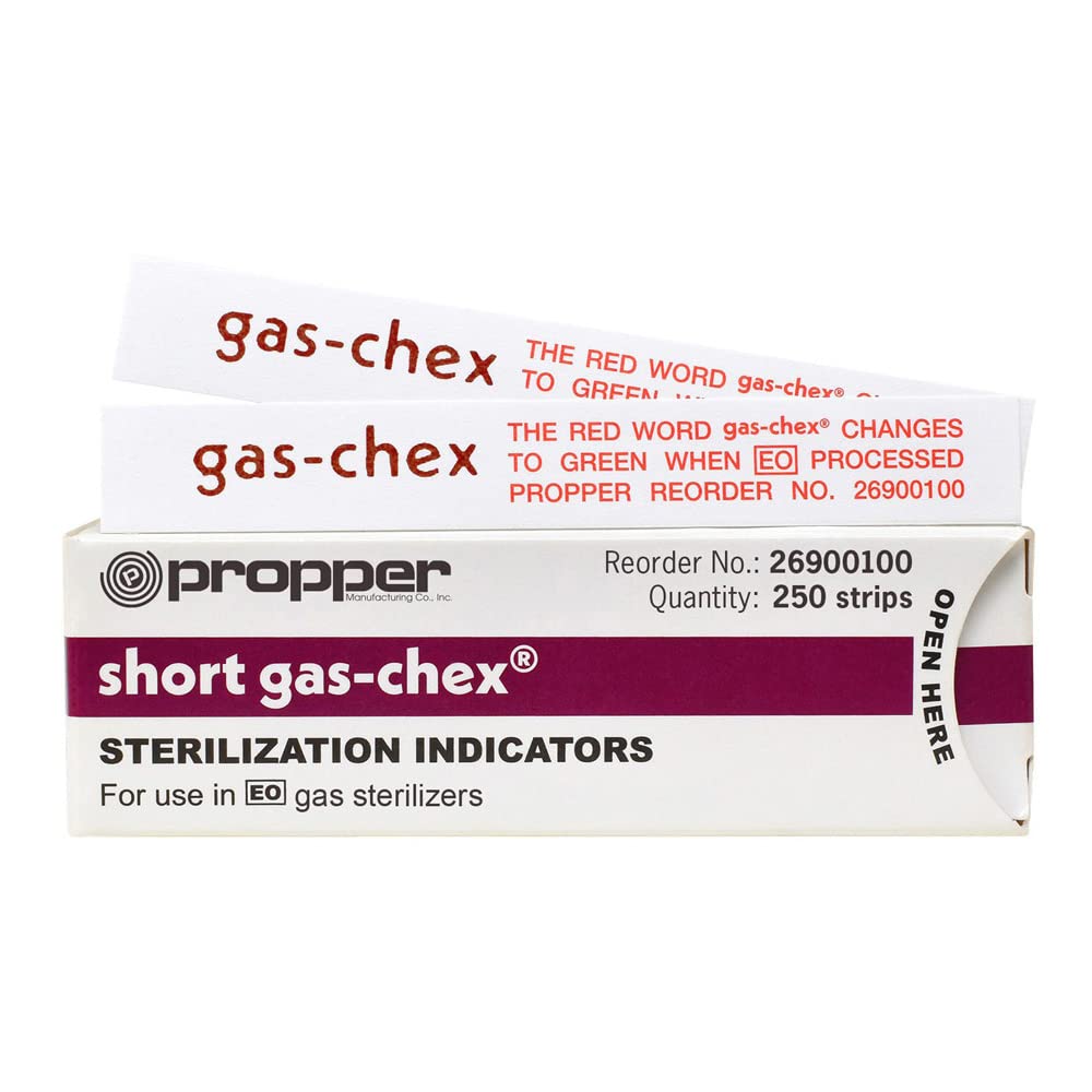 Manufacturing 26900100 Gas-Chex Sterilization Indicator (Pack of 250)