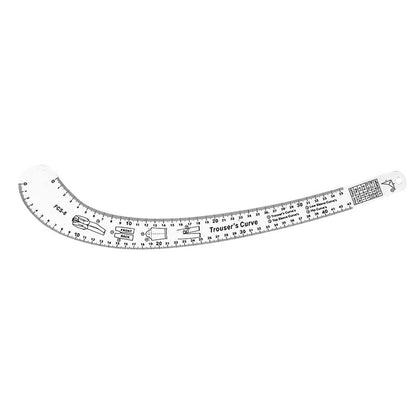 French Curve Ruler Tailors Ruler Acrylic Dress Curve Rulers Measure Clothing Curve (Trousers Curve)