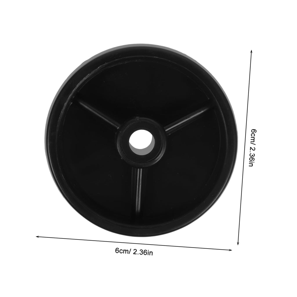 8Pcs PP Universal Caster Wheels Replacement Black Durable Easy Install
