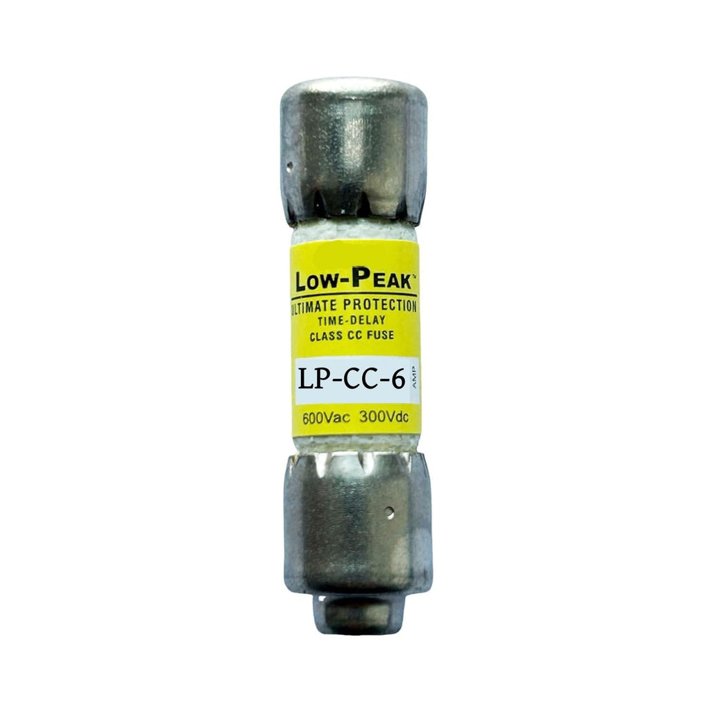 5-Pack New LP-CC-6 LP-CC-6A LP-CC 6A 600Vac Time Delay Fuse,LP-CC-6 Class CC Cartridge Fuses 6A 600V-AC D666186