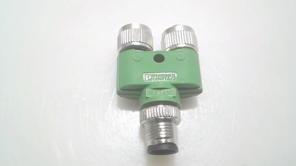PHOENIX CONTACT SAC-5P-M12Y/2XM12FS VP 5-Position, IP67 Enclosure Protection, Plug Straight M12, UNSHIELDED, Y Distributor