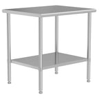 30 x 36 Inch All Stainless Steel Work Table, Commercial Prep Table