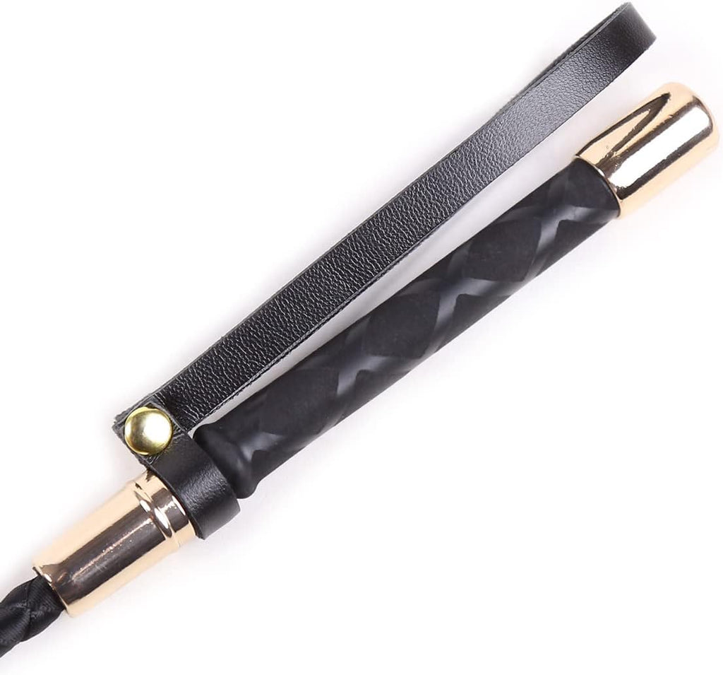 Genuine Leather Riding Crop,Riding Crop Leather,Equestrian Whip,Crop for Horses,Black Riding Crop,Horseback Crop