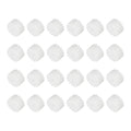 MECCANIXITY 24Pcs Module 0.5 Plastic Gears 16 Teeth 1.75mm ID 5mm White