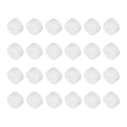 MECCANIXITY 24Pcs Module 0.5 Plastic Gears 16 Teeth 1.75mm ID 5mm White