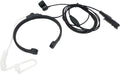 Throat Mic Headset Tactical Neck Bone Conduction Acoustic Earpiece Ear Piece with Mic Headset for Motorola XPR3300E