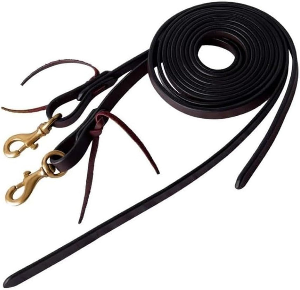 5/8in Split Reins w/Brass Hardware
