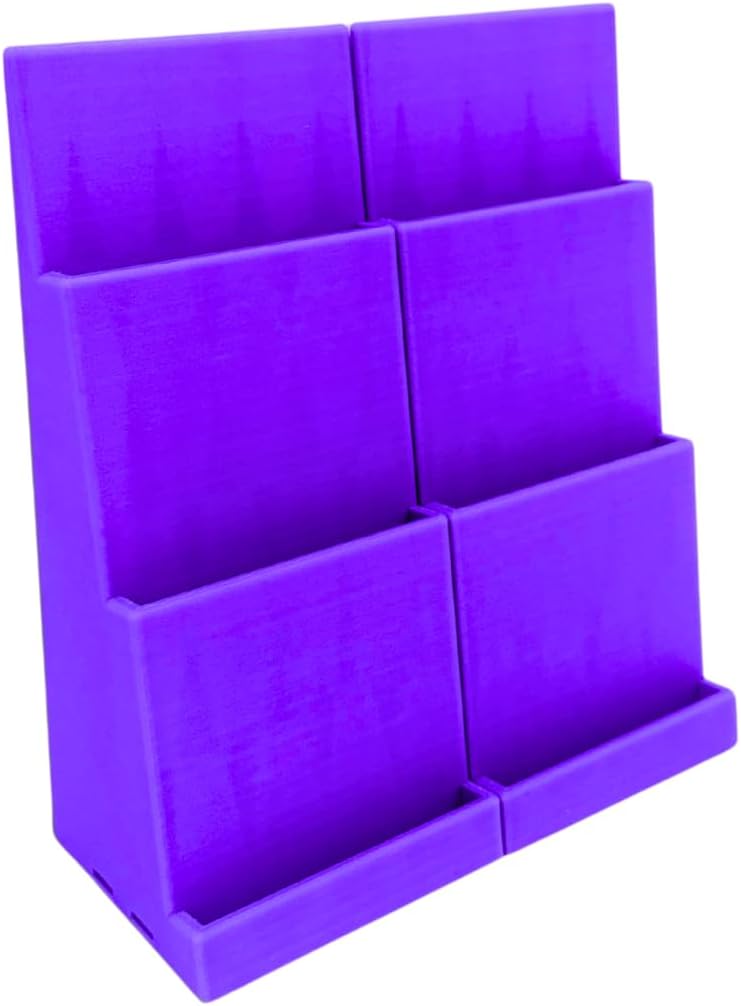Magnetic Card Holder Stadium Displays - Purple (2 Pack), Compatible with Ultra Pro Protectors - Trading Card Holder