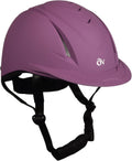 Adult Deluxe Schooler Riding Helmet - Lightweight Breathable Adjustable Equestrian Safety Helmet w/Removable Liner