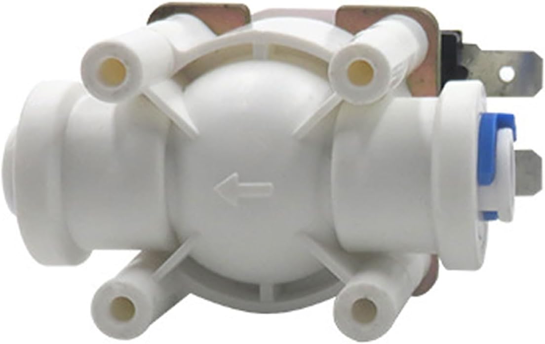 1/4" DC 24V Solenoid Valve N/C Normally Closed Water Inlet Flow Switch