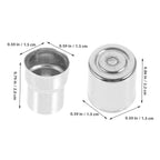 6Pcs Silver Microwave Oven Caps, Universal Replacement Parts