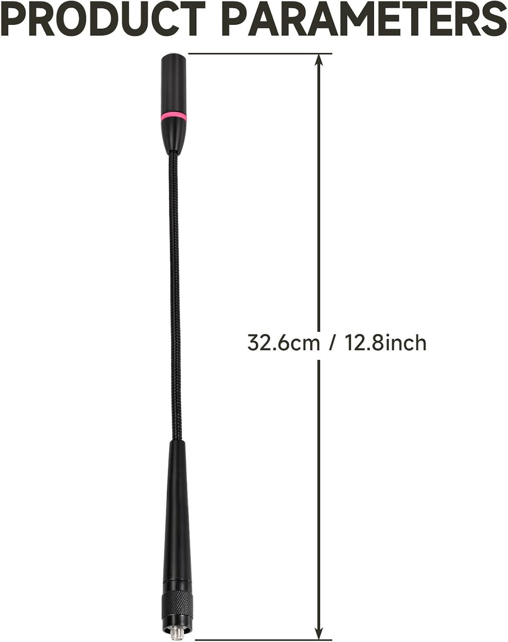 Dual Band VHF UHF 136-174MHz 400-470MHz Ham Radio Antenna | Two Way Radio Walkie Talkie SMA Female Soft Handheld
