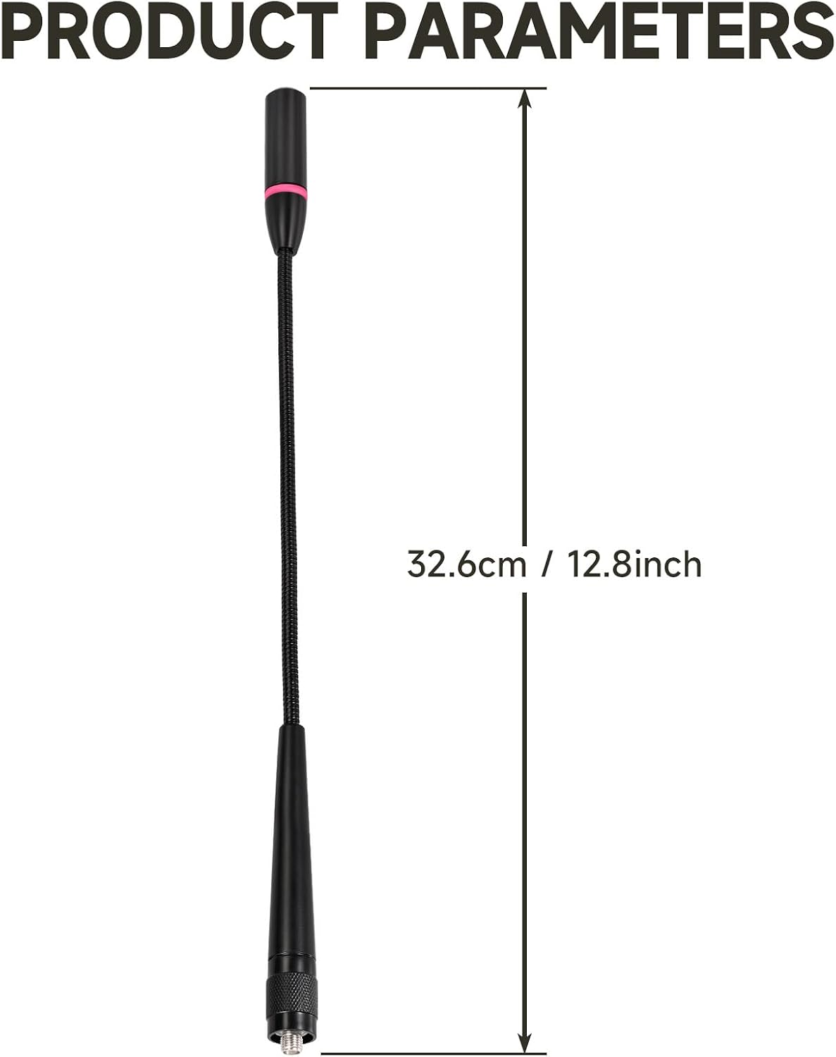 Dual Band VHF UHF 136-174MHz 400-470MHz Ham Radio Antenna | Two Way Radio Walkie Talkie SMA Female Soft Handheld