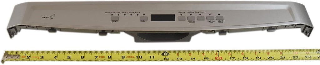 Whirlpool W10562079 Dishwasher Control Panel (Stainless) Genuine Original Equipment Manufacturer (OEM) Part Stainless