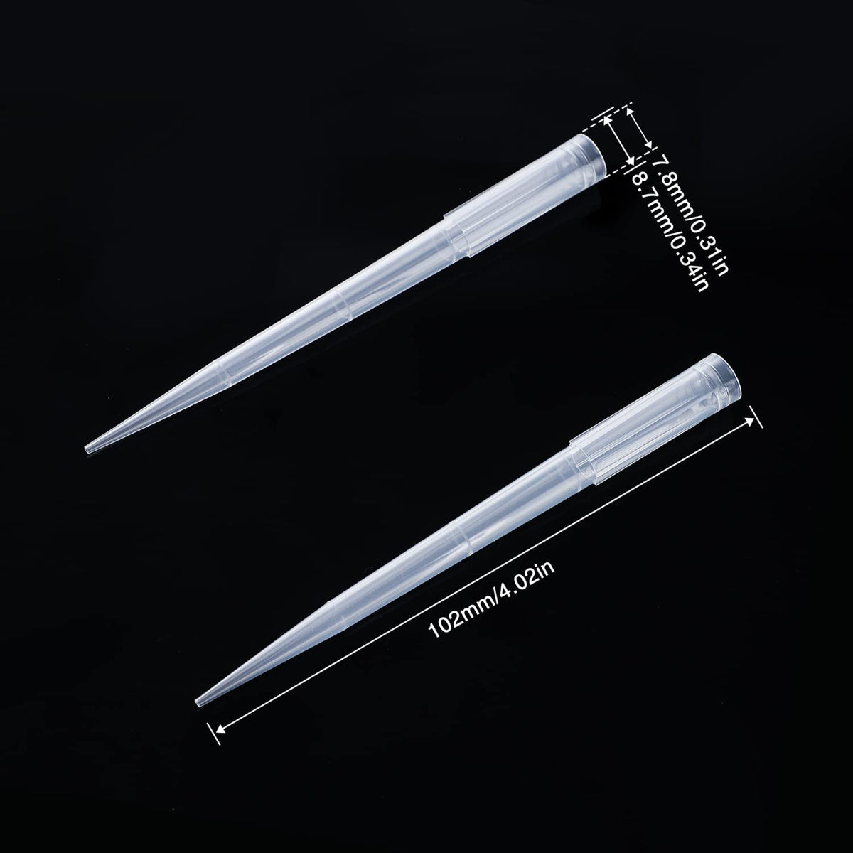 1mL Pipette Tips, 500 Pcs Universal Micropipette Tips