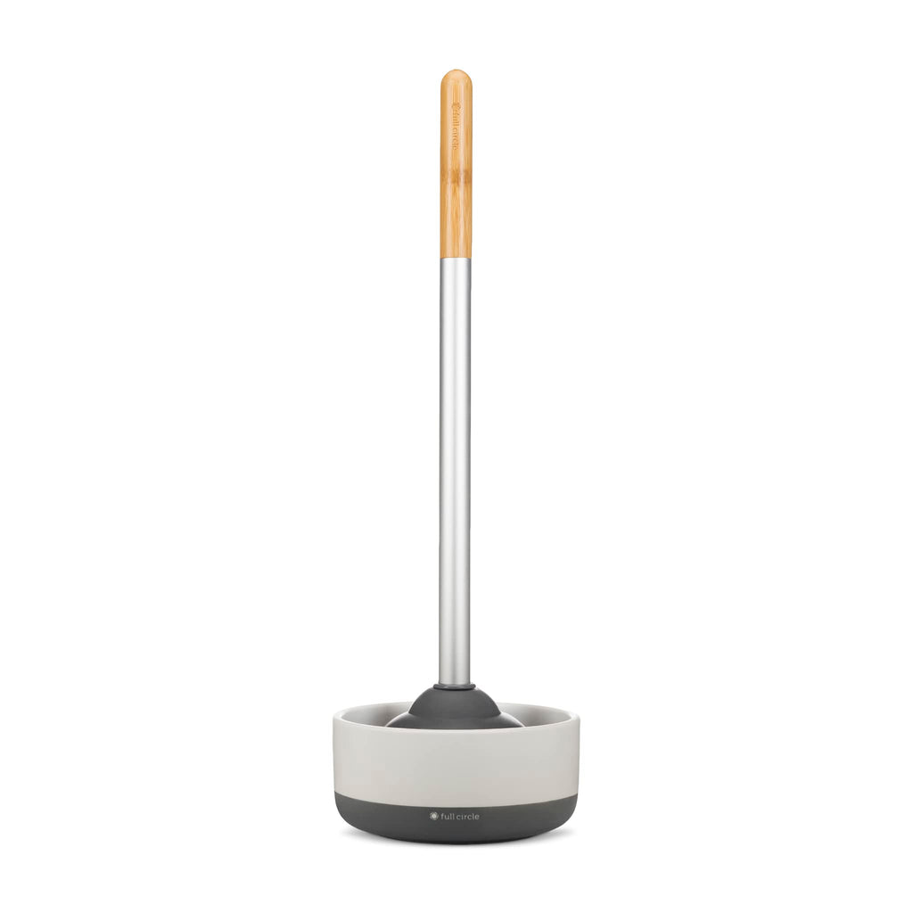 Quick Drying Toilet Plunger, White