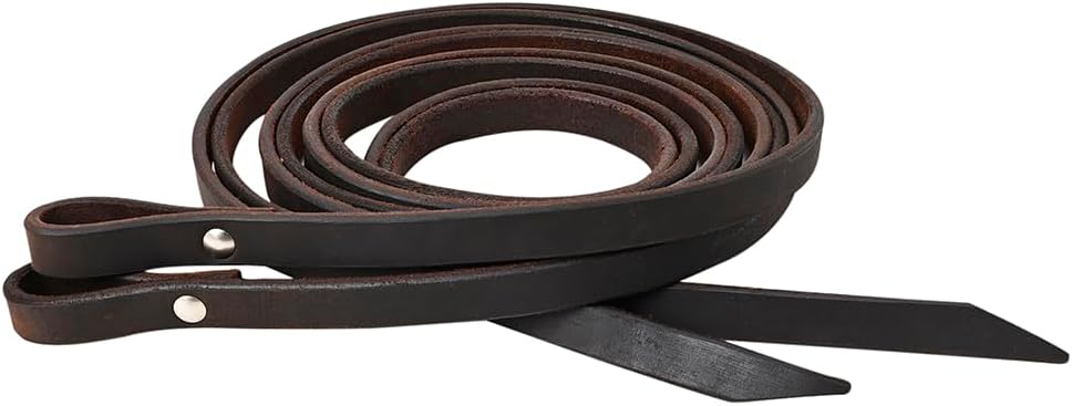 Western Genuine Leather Horse Split Reins | Riding-Reins Reining-Reins Heavy-Duty-Rein