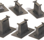 Trains 14 PC. E-Z TRACK GRADUATED PIER SET - HO Scale