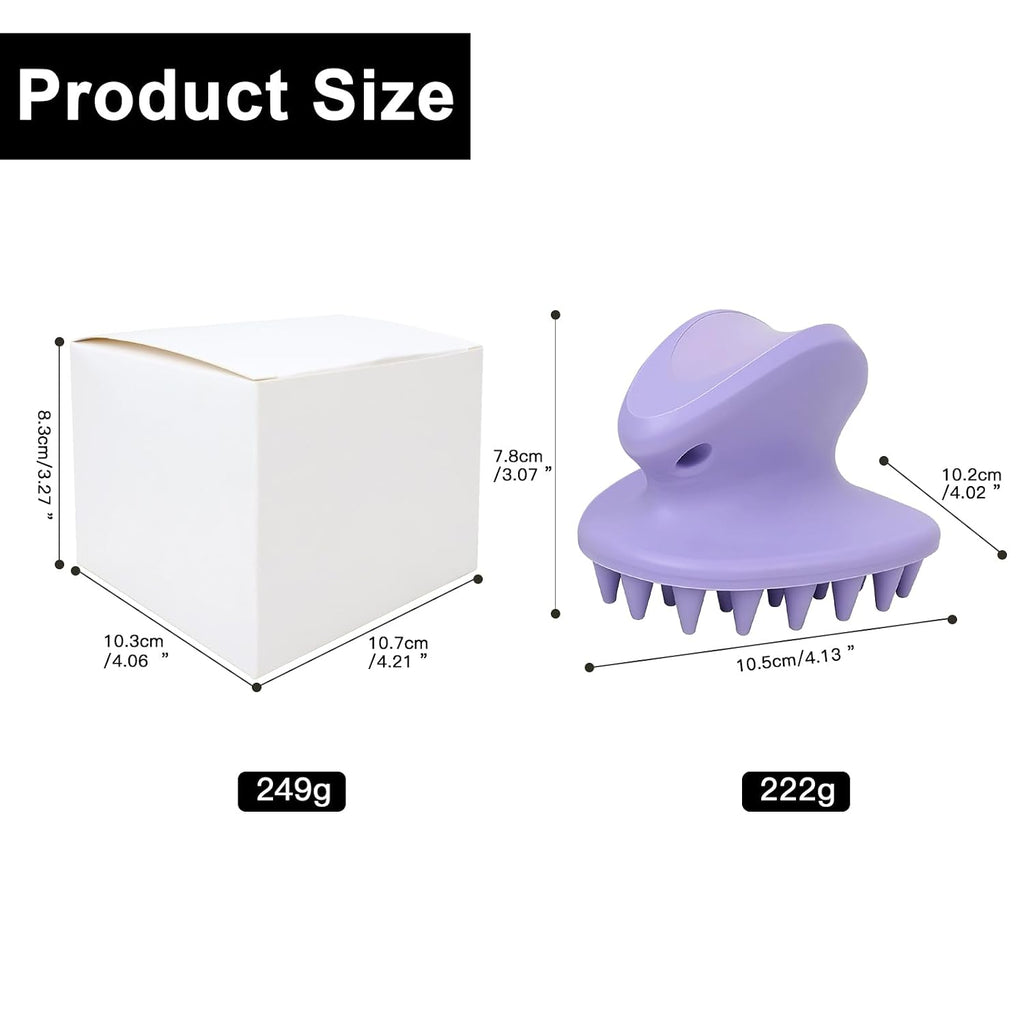 Purple Horse Curry Comb Horse Brush for Shedding&Bathing&Massage