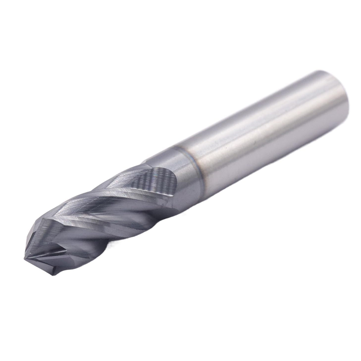 2Pcs 3/8" 4 Flute 90 Degree Solid Carbide Drill Mill - AlTiN Coated