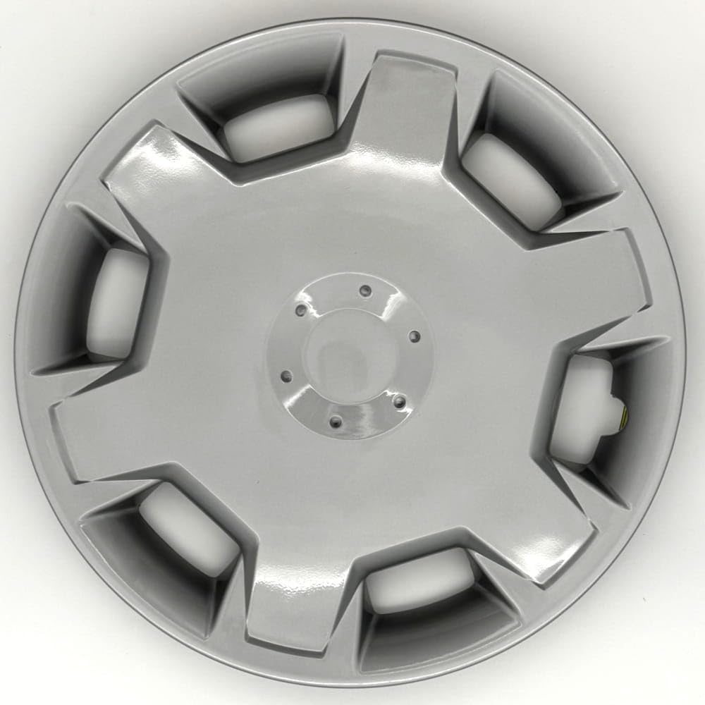 Set of 4 15" Push-on Silver Hubcaps for Nissan Versa 2007-2009