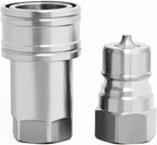 Hydraulic Quick Disconnect Coupler 1" NPT,CEKER ISO 7241-A Tractor Couplers Hydraulic Coupling