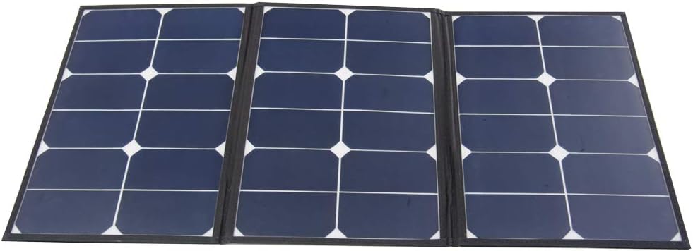 AIMS 60 Watt Foldable Solar Panel with Built in Case Monocrystalline
