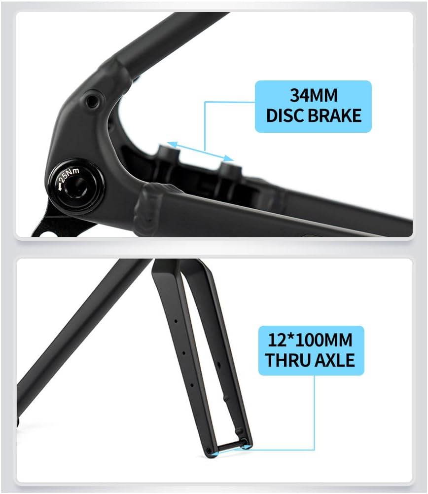 700C Gravel Road Bike Frameset 45cm 48cm 51cm 54cm 57cm Aluminum Alloy Disc Brake Frame F12*100MM R12*142mm Thru-Axle