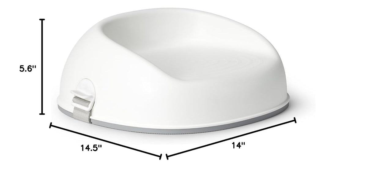 Booster Seat, White (069021US), 1 Count (Pack of 1)