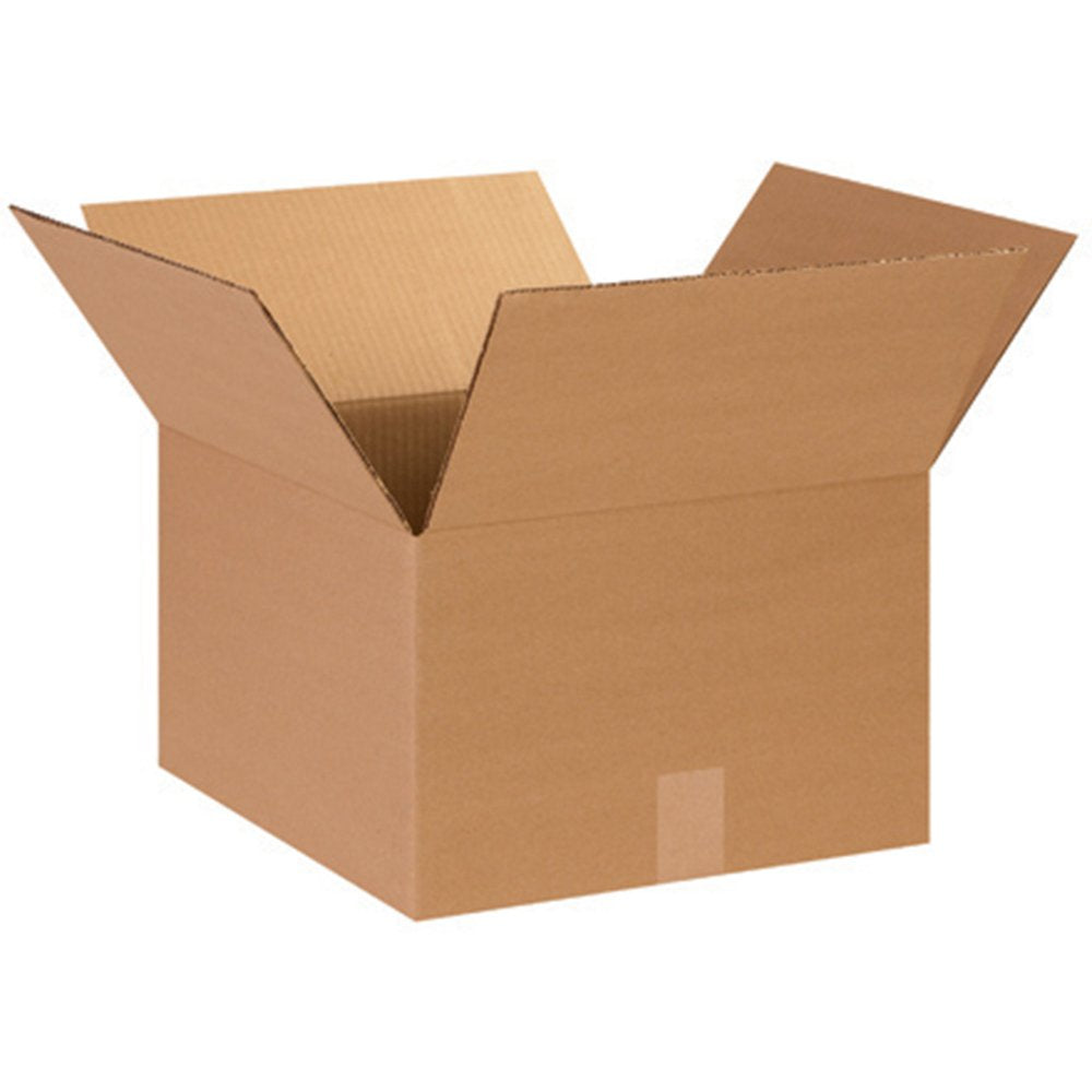Shipping Boxes Medium 14"L x 14"W x 9"H 25-Pack - Corrugated Cardboard Box for Moving, Mailing, Packing, Packaging