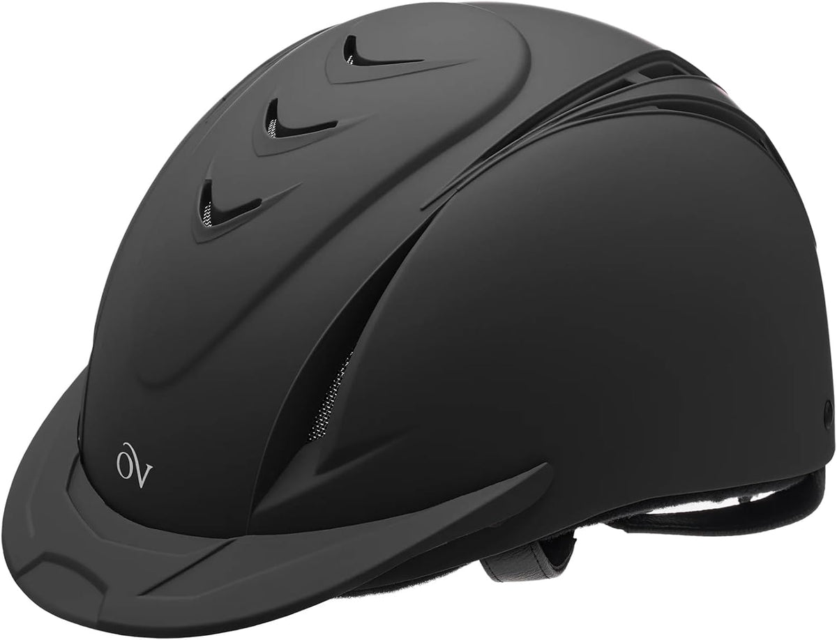 Adult Deluxe Schooler Riding Helmet - Lightweight Breathable Adjustable Equestrian Safety Helmet w/Removable Liner