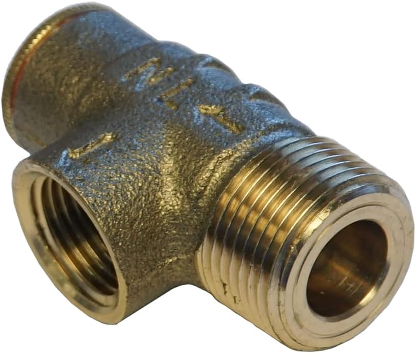Merrill MFG PRVNL75100 3/4" Lead-Free Brass Pressure Relief Valve, 100 PSI Cold Water Safety Valve for Well Tank, Pump & Plumbing Systems, 3/4" NPT No-Lead Water System Protection Valve