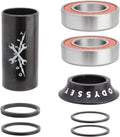 Odyssey 22Mm Mid Bottom Brackets - Mid - 22Mm - Alloy - Press Fit - 41Mm - Blac