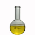 TN LAB 100ml Flat Bottom Boiling Flask Heavy-Wall Borosilicate 3.3 Glass