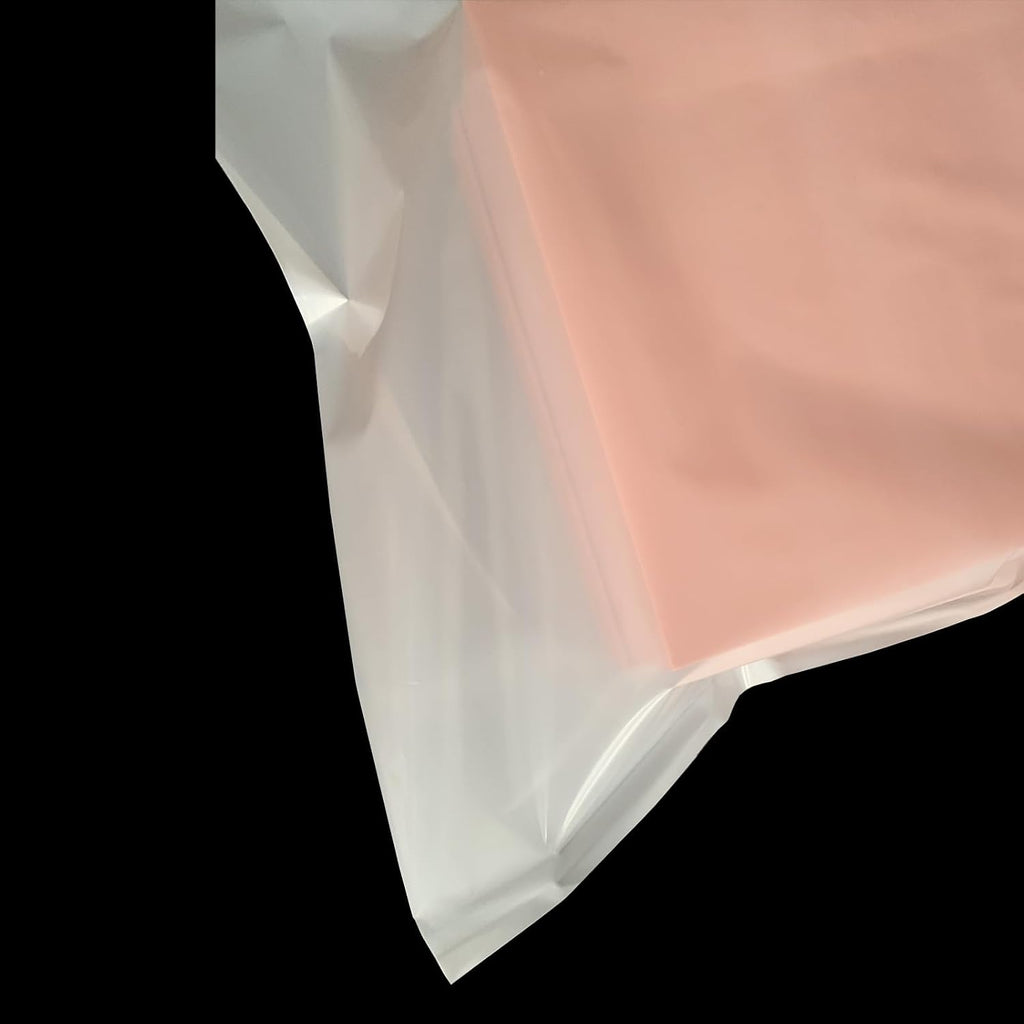 100 Pack 20" x 22"x 2 Mil Thick Extra Large White Merchandise Bags with Die Cut Handles