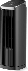 Tower Fan for Bedroom, 13.2" Quiet Desk Fan with Remote, 4 Modes 4 Speeds Max 24ft/, 70° Oscillating Table Fan