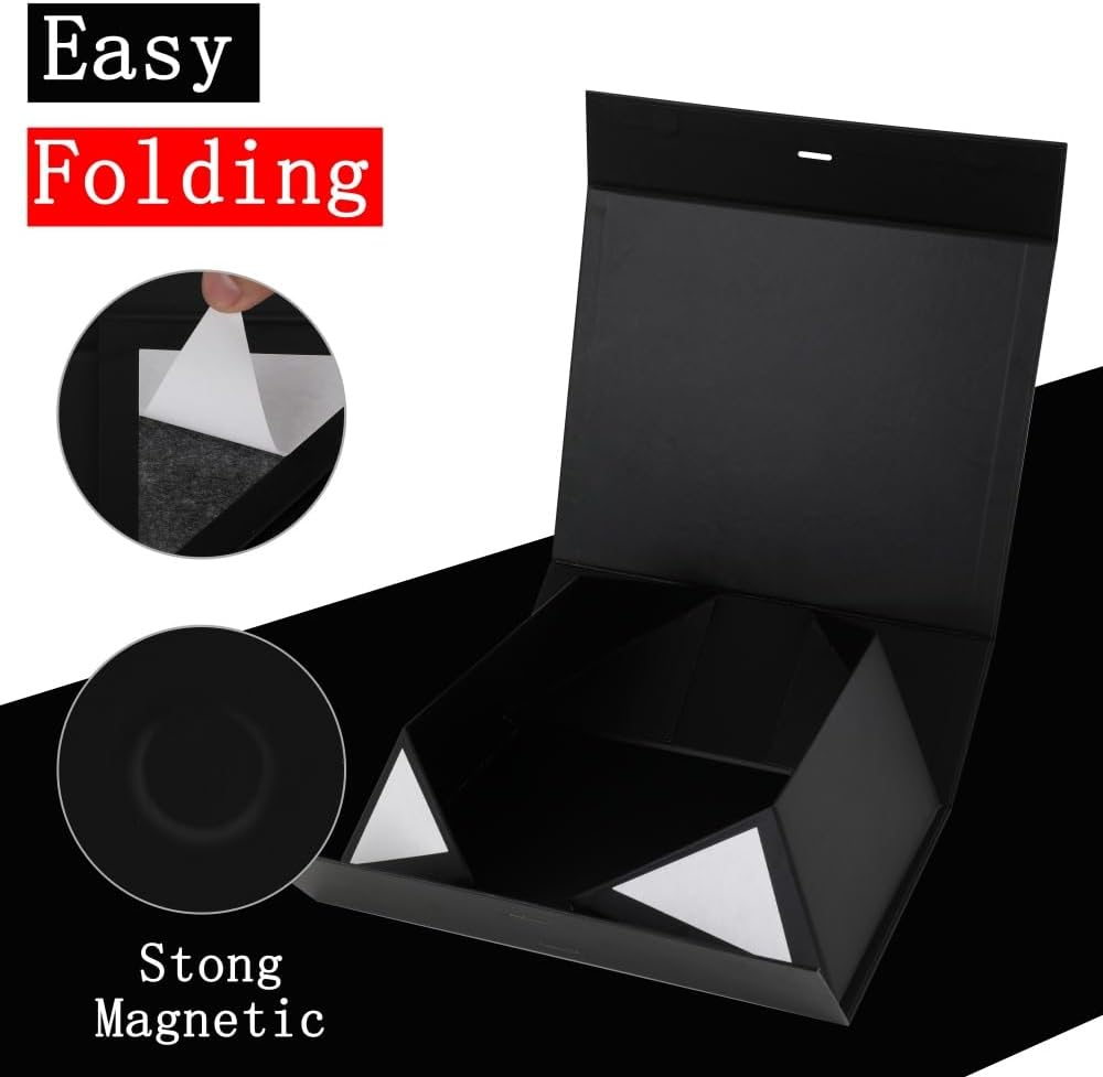 Black Extra Large Gift Box 16.5x13x5.3 In Extra Large Gift Boxes with Lids