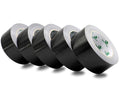 5 Pack Black Duct Tape Roll Crafts, Residue Free Duct Sealing Tape Multi Pack, 8.3Mil x1.88Inch x 35Yds