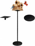 63'' Adjustable Bird Feeder Pole, Heavy Duty Bird House Poles for Outdoors, Portable Bird Feeder Stand with Solid