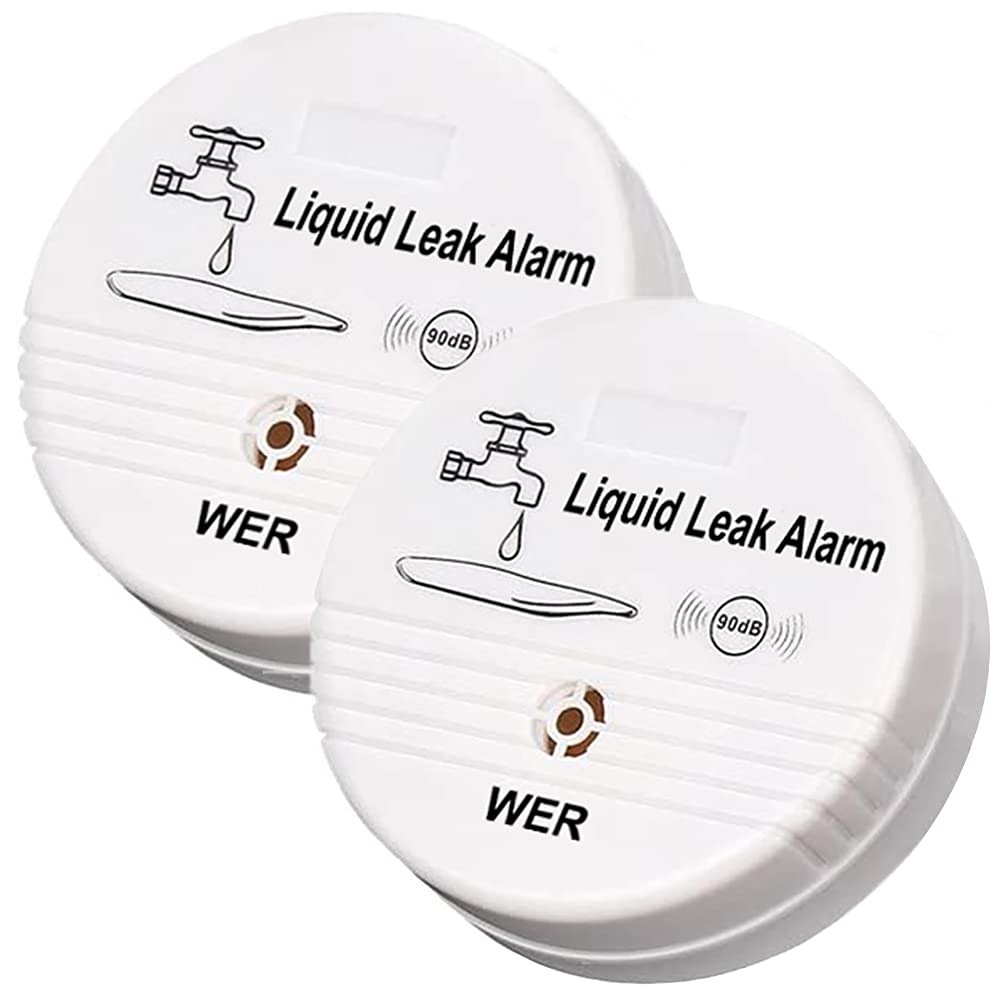 90dB High-Sensitivity Water Leak Alarm, Liquid Overflow Detector Sensor
