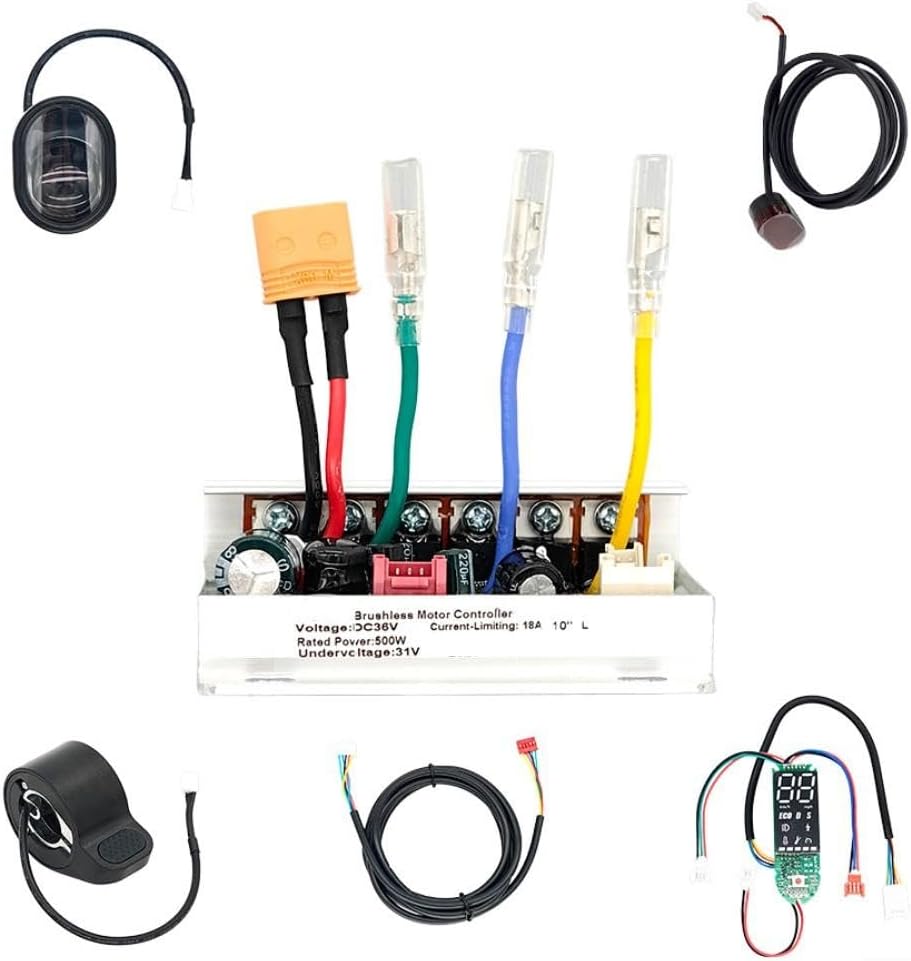Electric Scooter Controller Set, 36V 500W, LED Display, for accelerator