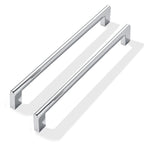 5 Pack 12 Inch Hole Center Polished Chrome Cabinet pulls Heavy Duty Solid Hardware for bathrooms Dressing Tables