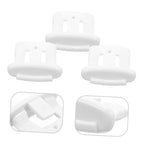 5 Pack Dishwasher Rack Slide End Cap Replacement White Plastic
