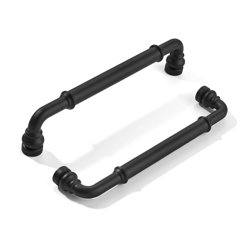 10 Pack Heavy Duty 8" Matte Black Cabinet Pulls