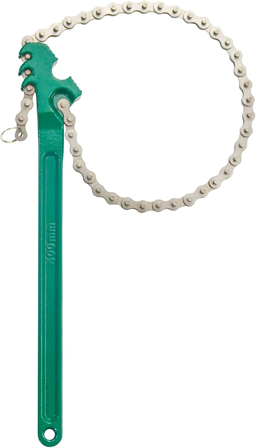 16 Inch Sturdy Adjustable Heavy Duty Ratcheting Chain Oil Filter Wrench Reversible Chain Style Pipe Fitter Wrench