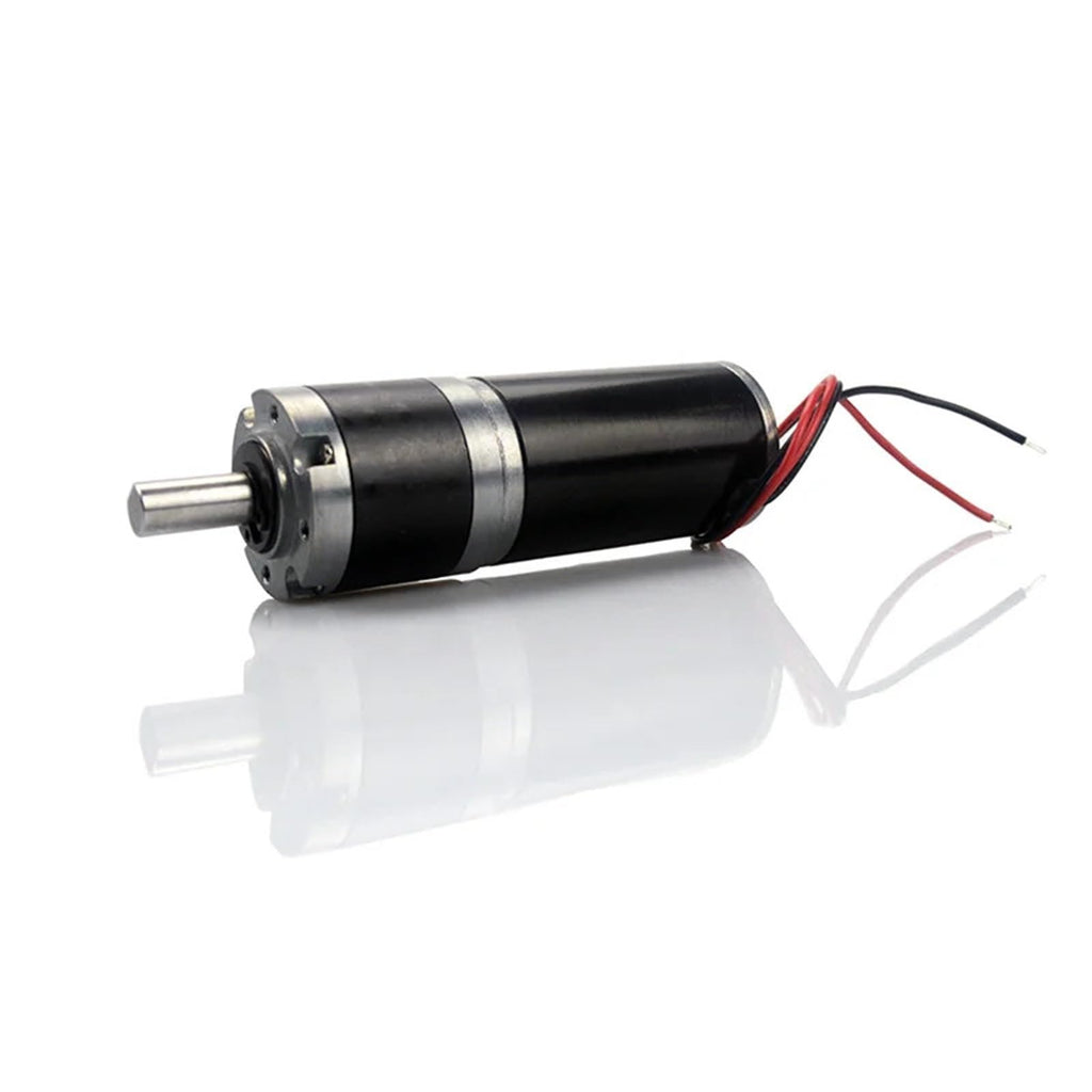 High Torque Long Life Low Noise Metal Steel Pipe Planet Reducer 32mm Diameter DC 12V 24V Micro Planetary Gear Motor(98 RPM,12V-6mm Shaft)