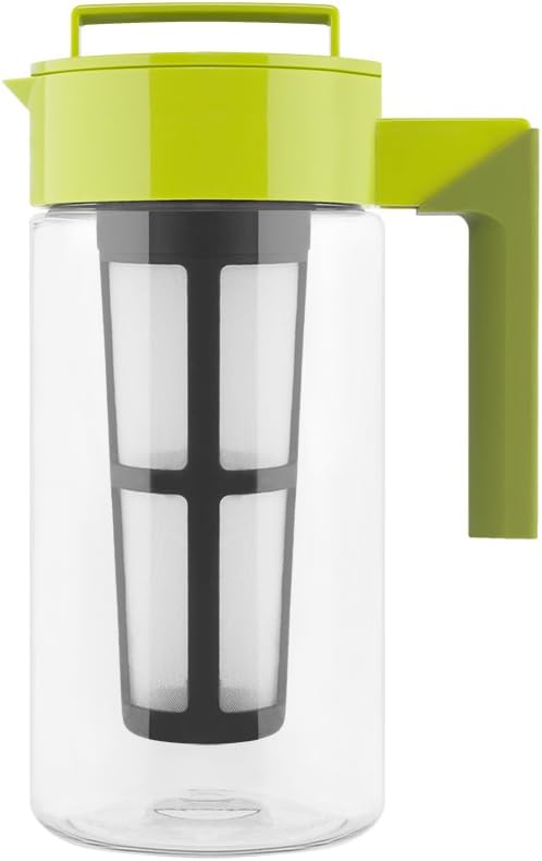 Flash Chill Iced Tea Maker - Versatile Tea Brewer for Loose/Bagged Tea - Patented Flash Chill Tech Hot/Cold Use