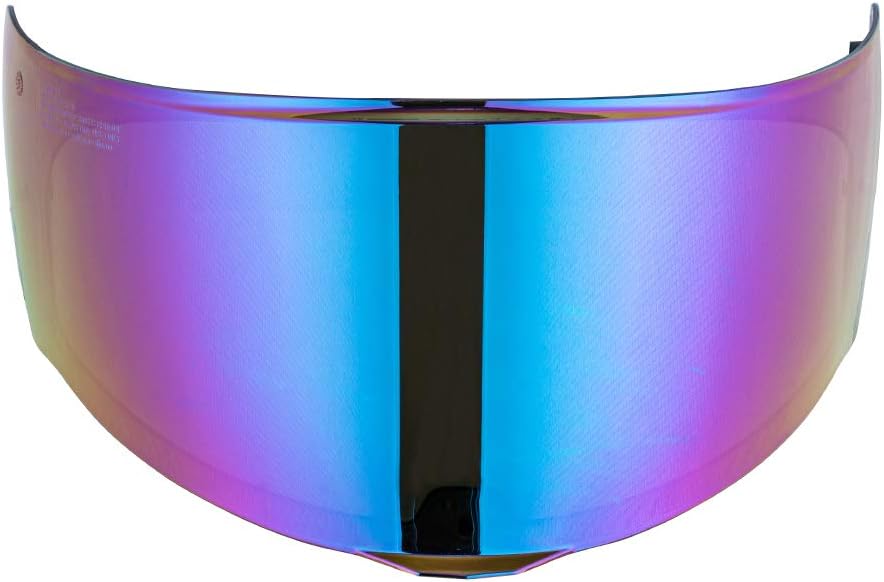 Assault/Rapid/Stream Pinlock Ready Outer Face Shield Street Motorcycle Helmet Accessories - Rainbow Iridium/One Size